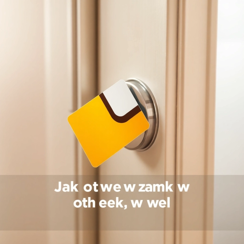 Jak otworzyć zamek w drzwiach pokojowych
