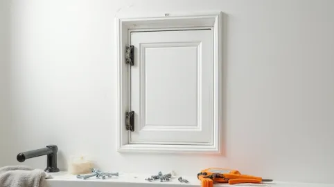 Montaż drzwiczek rewizyjnych w regipsie